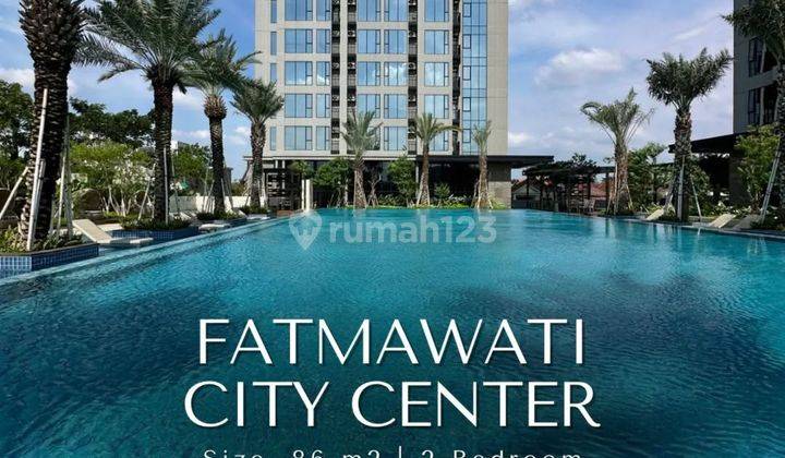 Apartemen Fatmawati City Center 2 Kamar Tidur Semi Furnished Bagus 1