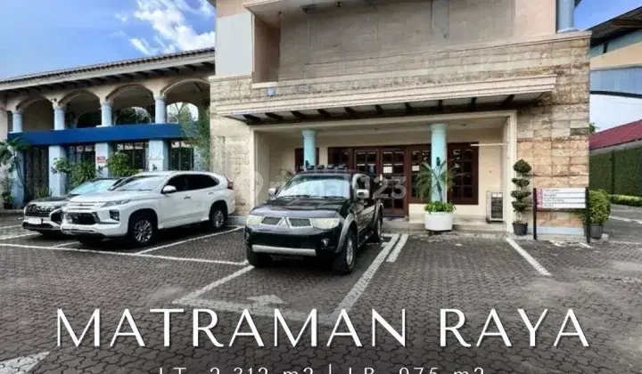 Ruang-Usaha di Matraman 2312.0 m² Semi Furnished SHM 1