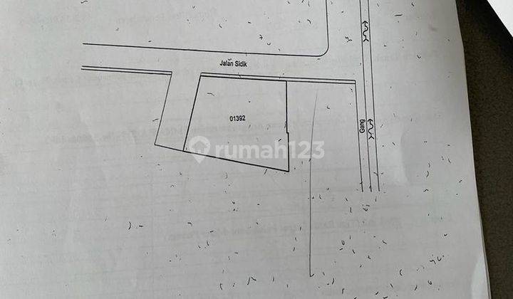 Dijual Tanah di Karet Jl Hj Sidik Jaksel Luas 341m2 HGB Hoek  2