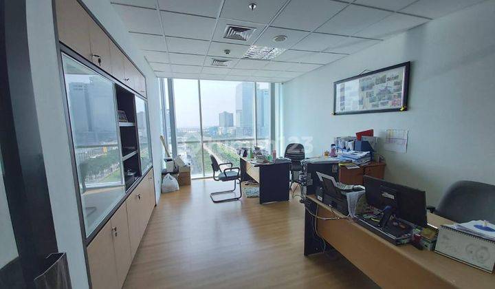 Dijual Office Tower Space di Pantai Indah Kapuk Luas 1.278m2 1 Lt 5 Unit Semi Furnish , Lantai Tinggi, View 360 Derajat 2