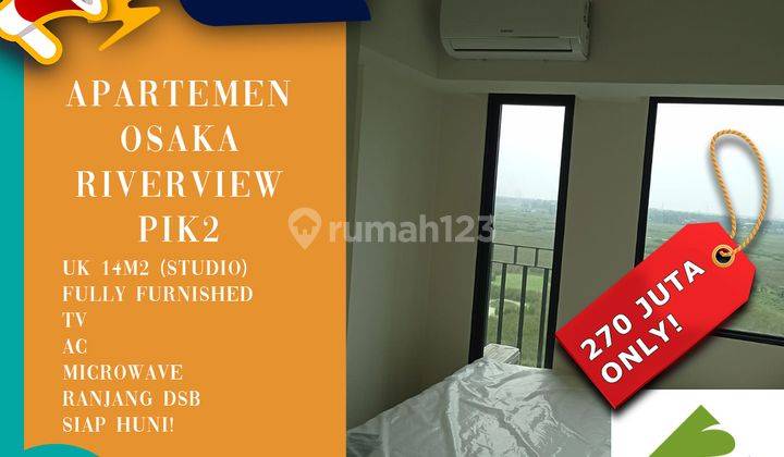 Dijual Apartemen Osaka Pik2 Full Furnished,harga Terjangkau 1