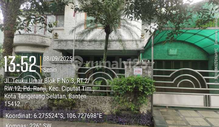 House for Sale in Menteng Bintaro Tangsel