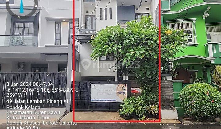 Rumah Dijual Di Pondok Kelapa Duren Sawit Jakarta Timur 1