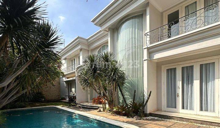 DIJUAL RUMAH PONDOK INDAH LOKASI TERBAIK WHITE CLASSIC HOUSE 1