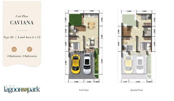 Rumah di Bukit golf riverside cibubur brand new type caviana SHM strategis 10 menit dari akses toll 2