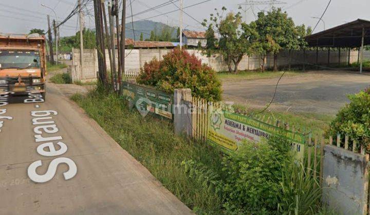 Dijual Tanah Pinggir Jalan Besar Utama Serdang Banten Harga Nego Strategis  1