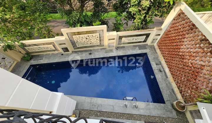 Dijual Rumah Lux Tema Bali Hook Dengan Pool Di Sentul City 2