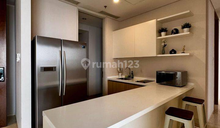 dapur apartemen 2 br full furnish