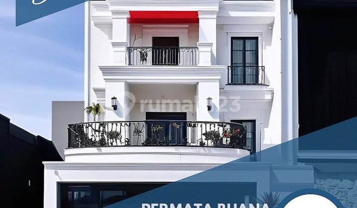 Rumah Bergaya American Classic 3,5 Lt di Permata Buana Jak Barat Rumah Bergaya American Classic 3,5 Lt di Permata Buana Jak Barat