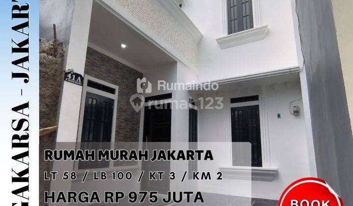 Rumah Murah Bebas Banjir Di Jagkarsa Harga Promo 1