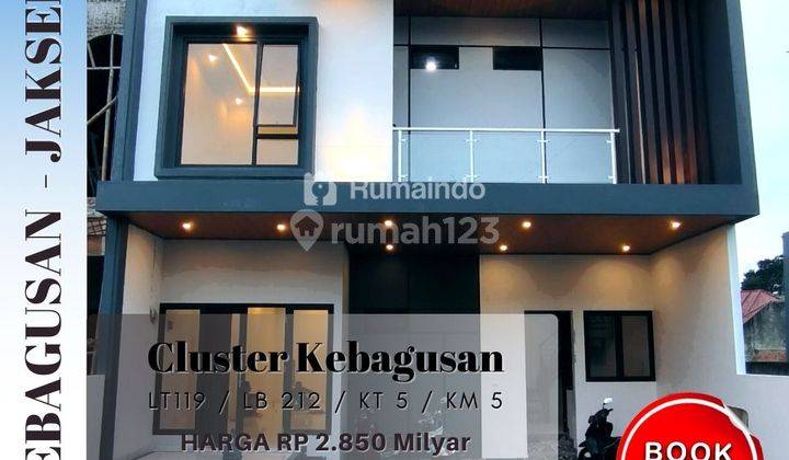 Dijual Murah Rumah Cluster di Kebagusan Jakarta Selatan 1