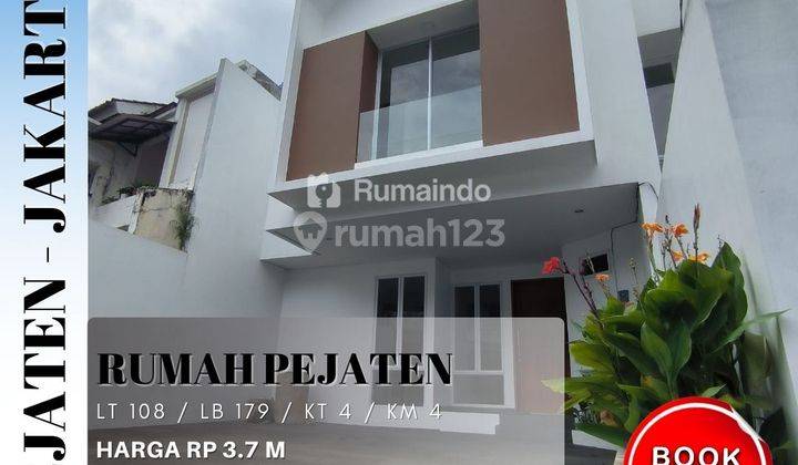 Dijual Murah Rumah Scandinavian di Pejaten Barat Jakarta Selatan 1