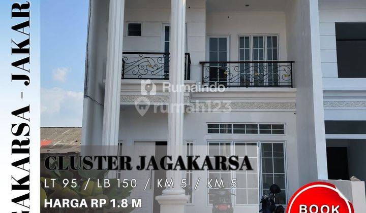 Dijual Rumah Cluster Classic Eropa di Jagakarsa Jakarta Selatan 1