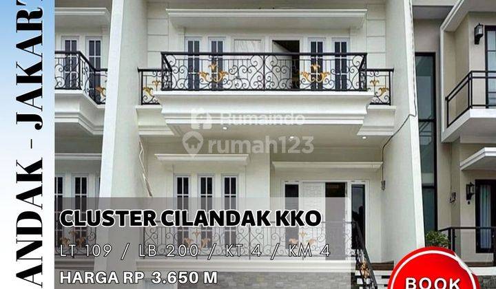 Dijual Murah Rumah Townhouse di Cilandak Kko Jakarta Selatan 1