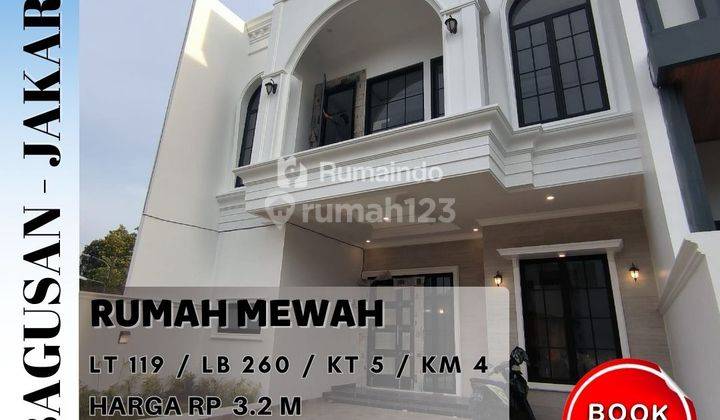 Dijual Rumah Ada Rooftop di Cluster Kebagusan Jakarta Selatan 1