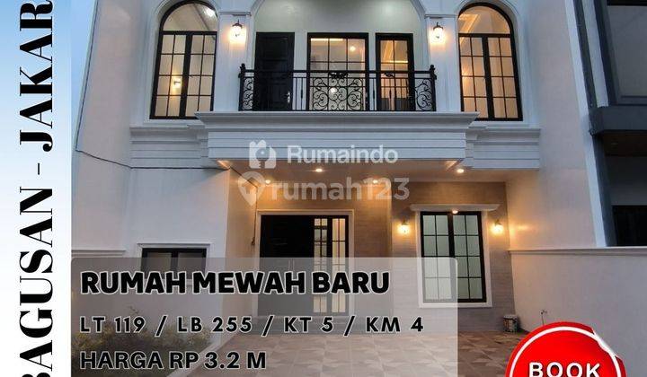 Dijual Rumah Baru Ada Rooftop di Cluster Kebagusan Jakarta 1