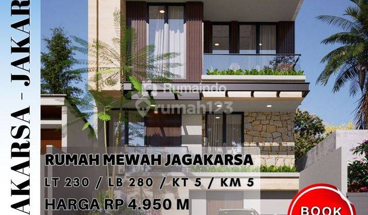 Dijual Rumah Mewah Ada Kolam Renang Pribadi di Jagakarsa Jakarta 1