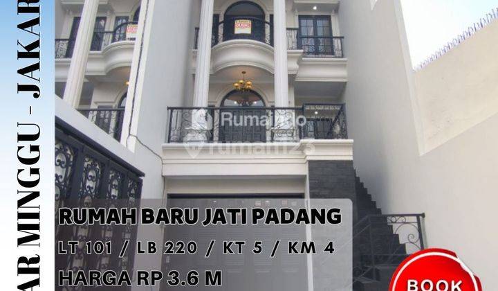 Dijual Rumah Baru Eropa Classic Jatipadang Pasar Minggu Jakarta  1