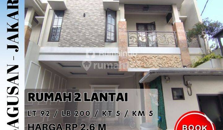 Dijual Edisi Turun Harga Rumah Ada Rooftop di Kebagusan Jakarta 1