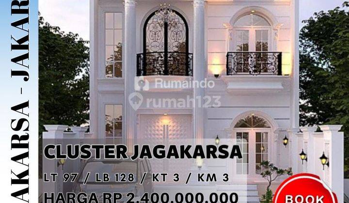 Rumah 2 Lantai Cluster Mewah Baru di Jagakarsa Jakarta Selatan 1