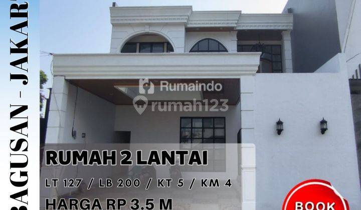 Rumah Mewah Baru di Cluster Kebagusan Jakarta Selatan 1