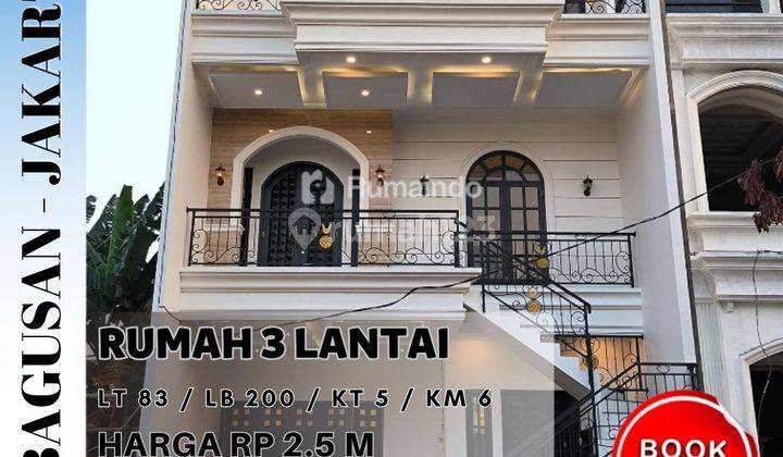 Rumah Mewah Cluster Ada Rooftop di Jagakarsa Jakarta Selatan 1