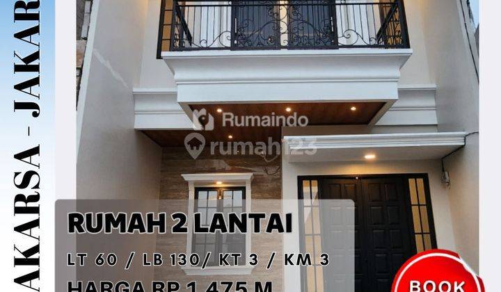 Dijual Murah Rumah Cluster Baru di Jagakarsa Jakarta Selatan 1