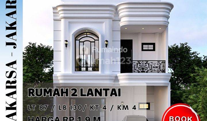 Rumah Cluster American Classic di Jagakarsa Jakarta Selatan 1