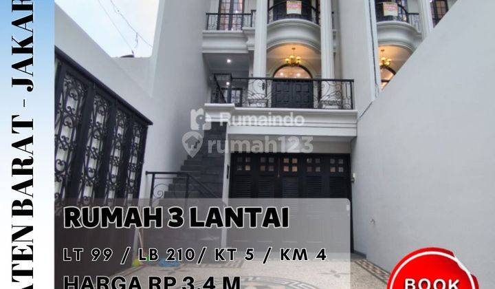 Dijual Rumah Mewah Eropa Classic di Pejaten Barat Jakarta Selatan 1