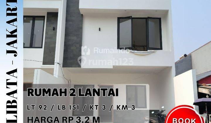 Dijual Rumah Baru 2 Lantai di Kalibata Timur Jakarta Selatan 1