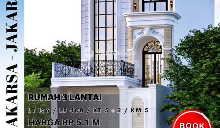 Rumah Baru 3 Lantai Ada Kolam Renang di Jagakarsa Jakarta Selatan 1