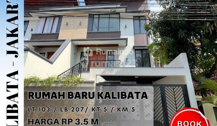 Dijual Rumah Baru di Kalibata Selatan Pancoran Jakarta Selatan 1