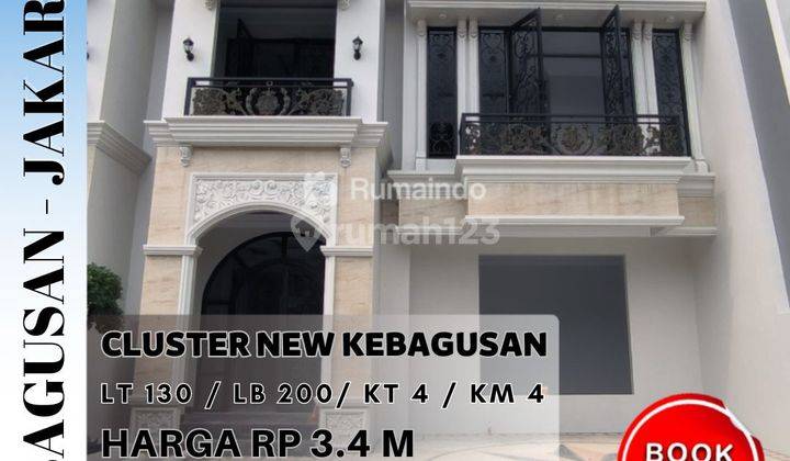 Rumah Cluster American Classic di Kebagusan Jakarta Selatan 1