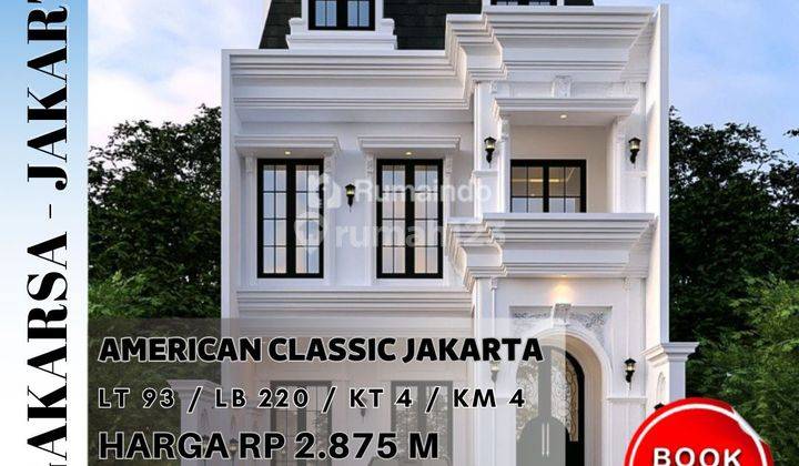 Rumah Cluster American Classic di Jagakarsa Jakarta Selatan 1