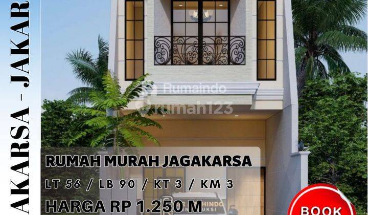 Dijual Murah Rumah Non Cluster di Jagakarsa Jakarta Selatan 1