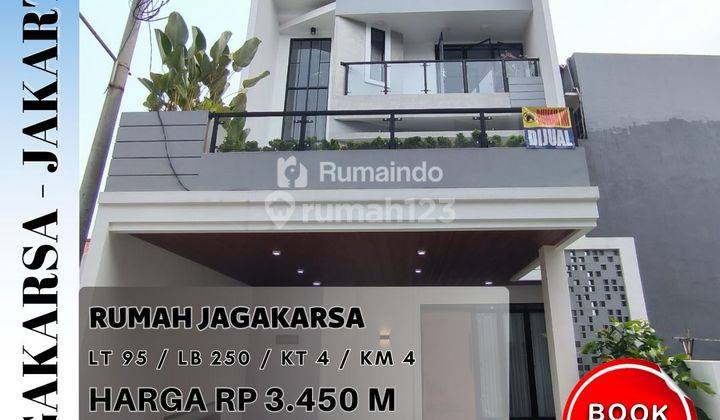 Rumah Cluster Scandinavian di Jagakarsa Jakarta Selatan 1