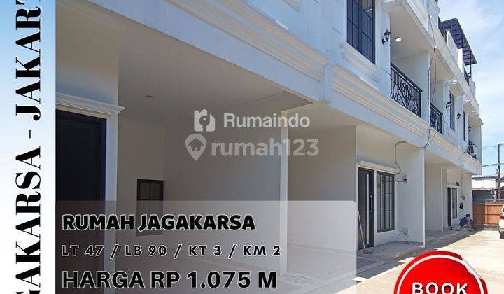 Dijual Rumah Cluster Ada Rooftop di Jagakarsa Jakarta Selatan 1