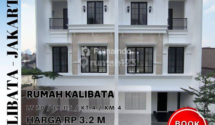 Rumah Mewah Murah 3 Lantai Di Kalibata Jakarta Selatan 1