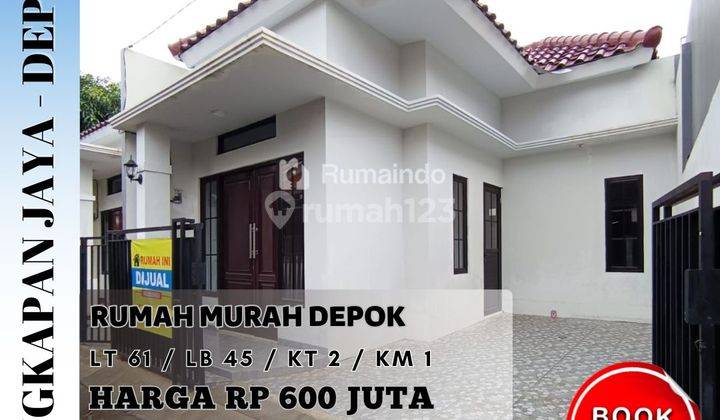 Rumah Murah Di Rangkapan Jaya Depok Bebas Banjir 1