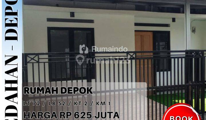 Dijual Murah Rumah Cluster di Komplek Bni Bedahan Sawangan Depok 1