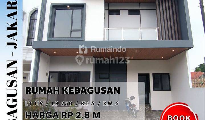 Rumah Mewah di Kebagusan Ada Rooftop Dekat Tb Simatupang 1