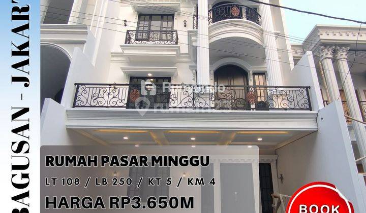 Rumah Mewah Cluster Eropa Classic di Kebagusan Jakarta Selatan 1