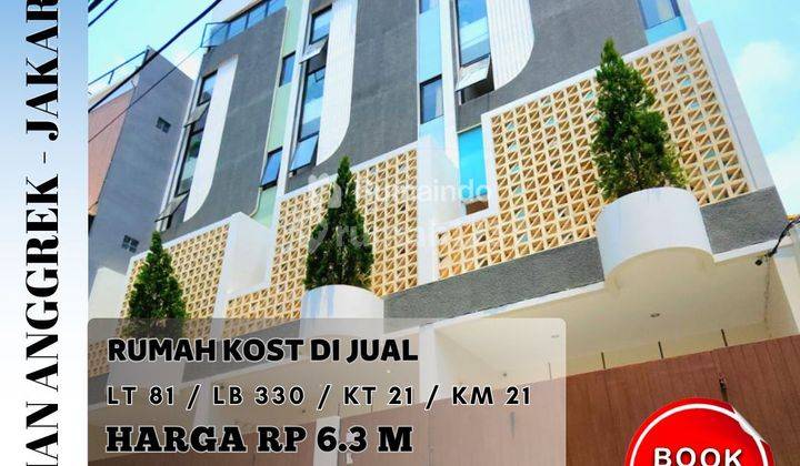 Dijual Kost Full Terisi Bebas Banjir di Tanjung Duren Jakarta 1