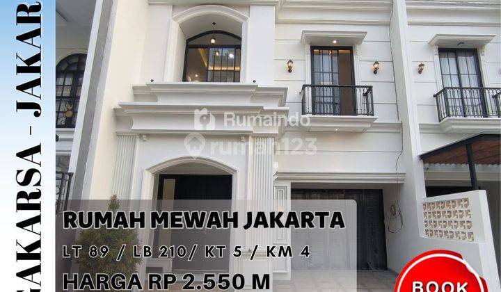 Rumah Mewah 3 Lantai Murah Di Jakarta Selatan 1