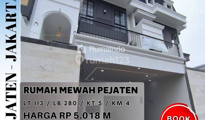 Rumah Mewah Ada Lift di Pejaten Barat Pasar Minggu 1