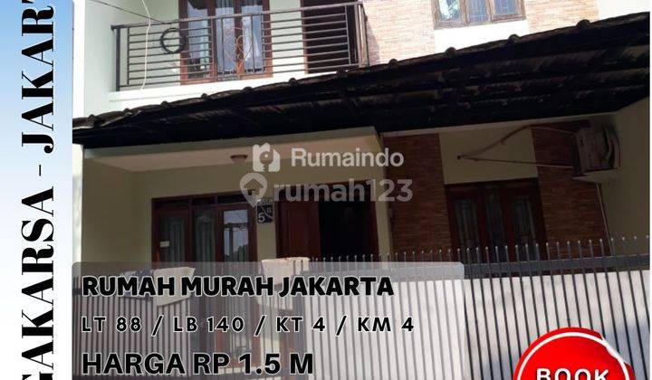 Rumah 2 Lantai Secondary Murah di Jagakarsa Unit Istimewa 1