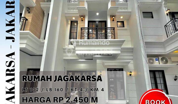 Rumah Murah 3 Lantai di Jagakarsa Jakarta Selatan 1