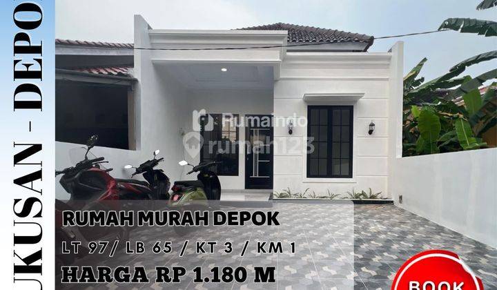 Rumah Minimalis Bebas Banjir Di Kukusan Beji Murah 1