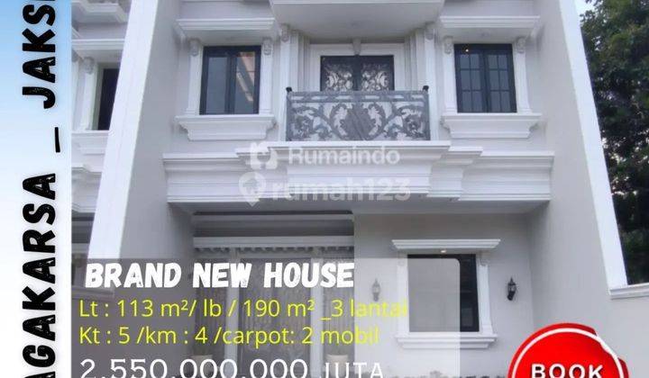 Dijual Rumah Classic Modern Di Jagakarsa Jakarta Selatan  1