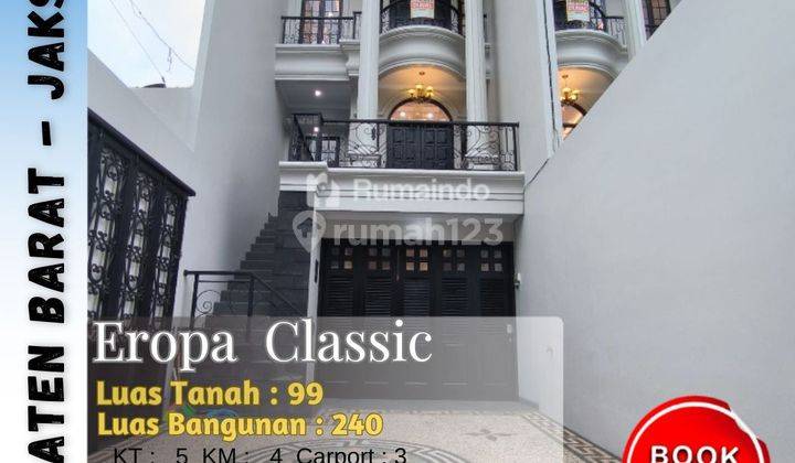 Dijual Rumah Mewah Eropa Classic di Pejaten Barat Jakarta Selatan 1